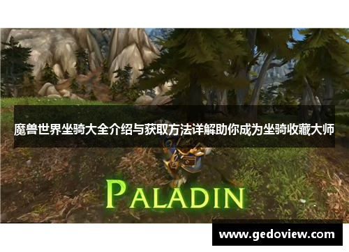 魔兽世界坐骑大全介绍与获取方法详解助你成为坐骑收藏大师